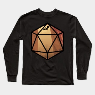 Dragon Cavern D20 Polyhedral Dice Long Sleeve T-Shirt